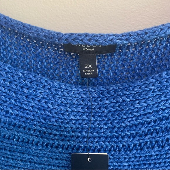 Talbots 100% Linen Tank Top Sweater Knit - Picture 6 of 12